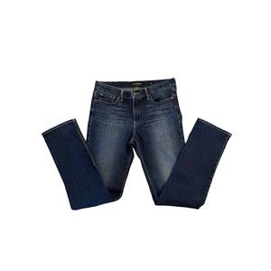 Lucky Brand Brooke Straight Denim Mid Rise Blue Jeans Size 10/30